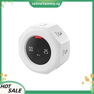 Multi-Hexagon Cube Timer 90-Minute Sensor Digital Timer with LED Screen 7 Set Time Management Tools 