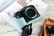 適用機型HASSELBLAD X2D II 100C 手掌紋皮革相機底座皮套