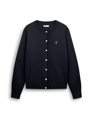 ＜1123＞AIIZ (เอ ทู แซด) - AIIZ เสื้อคาร์ดิแกนผู้หญิงผ้าถัก ป้กโลโก้ AIIZ Women's Knitted Logo Cardiga