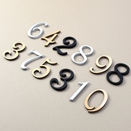 3D Three-Dimensional Simple Number Custom Number Plate Acrylic Number House Number Room Number Plate