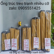 Bamboo tube, Plastic flute. Picture hanging brackets in many sizes: 24cm, 31cm, 34cm, 44cm, 54cm, 63