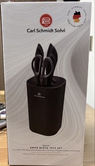 （全新） Carl Schmidt Sohn NOVA 7件裝刀具套裝連刀座