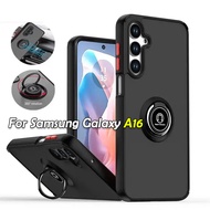 Casing For Samsung Galaxy A16 A15 GalaxyA16 A06 A55 A35 A05 A05S A25 A16 5G 4G Matte Ring Mobile Pho
