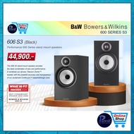 Bowers&Wilkins B&W : 606 S3 (BLACK)(OAK)/(RED CHERRY)/(WHITE) Bookshelf Speaker /piyanas electric/ปิ