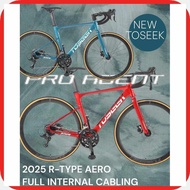 2025)T)DL!Toseek)Y>R-Type)K>Aero)j>FULL)y>INTERNAL)c>CABLING)b>All New Road Bike 700C W/BOX Disc Br