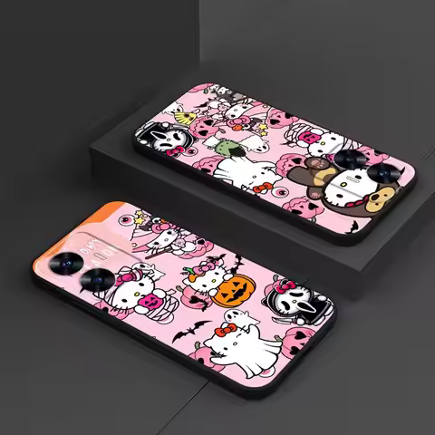 Halloween Sanrio Case for Realme GT Master Neo2 6 7 8 9 10 11 Pro C21 C15 C12 Nazro 50 50i C25 C30 C