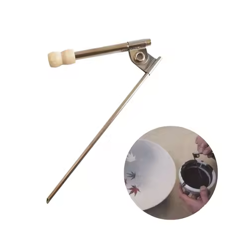 Pottery Partial Glaze Blower Stainless Steel Spray Glaze Tube Portable Ceramic Coloring Simple Glaze
