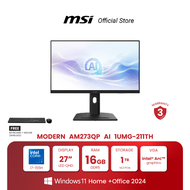 MSI ALL-IN-ONE Modern AM273QP AI 1UMG-211TH | 27" QHD | LED | Intel Core Ultra 7 | Intel Arc graphic