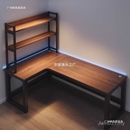 L-Shaped Gaming Table Game Table Bookshelf Corner Desk Chair Desktop Study Table Computer Desk Home 