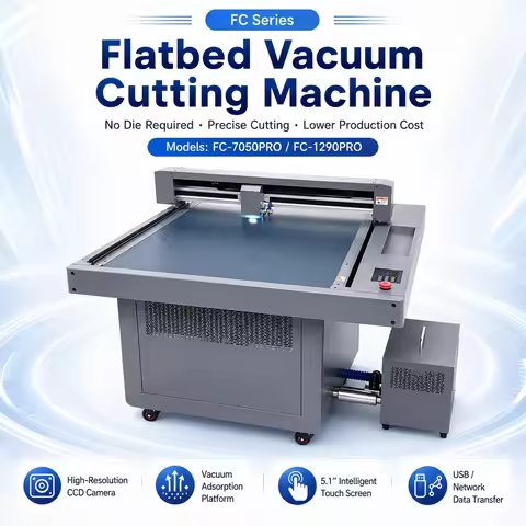 Vinyl Cutting Plotter Machine With Servo Driver Befitter FC-7050PRO 500x700mm Cutting Area 0.005mm A