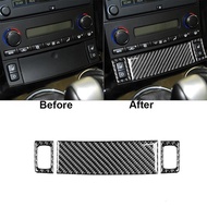 Carbon Fiber Seat Heating Button Cover Trim Fit For Chevrolet Corvette C6 05-07