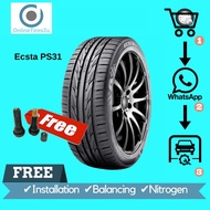 185/55R15 - Kumho PS31 (With Installation)