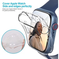 Clear Case for Apple Watch Ultra Series 8 7 6 SE 5 4 3 2 1 TPU Transparent Full Apple Watch Cover iWatch Ultra 49mm