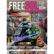 SPYDER RECON 2 FREE 30L TOP BOX BRAVE NEO SERIES FULL FACE HELMET