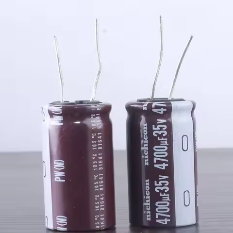 5PCS NICHICON PW 35V4700UF 18X40MM electrolytic capacitor 35V 4700UF High frequency long life