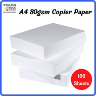 A4 80gsm Copier Paper / A4 Paper 80gsm / A4 Photocopy Paper / A4 Photostat Paper / 40sheets / 100she