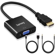 HDMI To VGA, fitTek® HDMI Converter, VGA Adapter, HDMI to Vga Adapter, HDMI Vga Adapter, HDMI to VGA