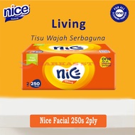 Tissue Facial Nice 250sheet 2 ply Tissue  Nice Facial 250s 2ply