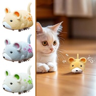 Electric Cat Toy Mouse Interactive Electric Hamster Cat Toy Interactive Toy Self-moving E0f5
