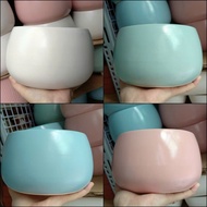 Smooth glazed CHESTNUT ceramic pot - 14cm x 10cm high (waist circumference 16cm) - Your Farm