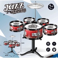 In stock Small Educational 5 Instrument Boys Children Stool  Kids Musical Drums Set for Girl Toy J