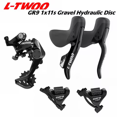 LTWOO GR9-Disc 1x11s Road Hydraulic Disc Brake Gravel Groupset Carbon Fibre, GR9 1x11S Hydraulic Dis