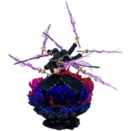40cm One Piece Zoro Anime Figures Wano Onigashima 9 Swords Style Action Figurine PVC Statue Model Co