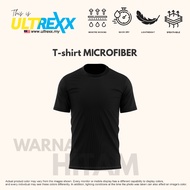 Baju kosong murah microfiber HITAM jersi tshirt kosong BLACK
