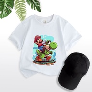 Áo thun trẻ em MARIO ART 4 áo thun cho bé có big size và size người lớn 4 màu Anam Store