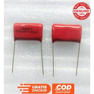 CAPACITOR MILLAR 103 UF 2000 V 103 MICRO 2000 VOLT MILAR 103V 2000V