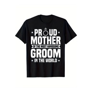 MESIN KATUN Mother's Pride T-Shirt for Bride and Groom - Wedding Party Wear, Mother's Day Gift Ideas