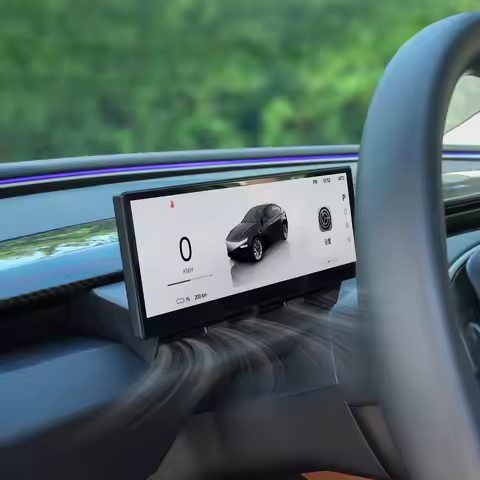 10.88 Inch Non-block Windshield Digital Instrument Support CarPlay Auto Hicar For Tesla Model 3 Y