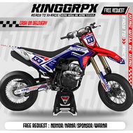 CRF 150 L FULL BODY STICKER DECAL / CRF DECAL / CRF STICKER / HONDA CRF STICKER / CRF 150 L 5 DECAL