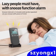 [Szyongx1] Mini USB Portable AM FM Radio Alarm Clock Radio Digital Radio for Office Camping Home Jogging Adults