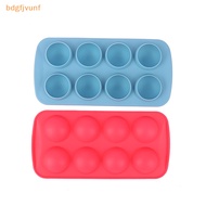 BDGF 8Cavity Semi-circular Shape Silicone Ice Cube Mold For Party Bar Drink Whiskey Cocktail Chocolate Ice Cream Maker Ice Box SG