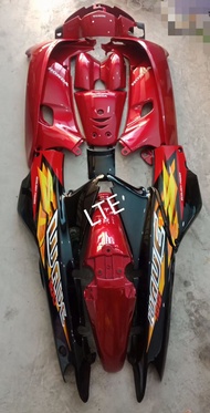 ชุดสี เฟรม Honda wave 100 เวฟ 100 เก่า  wave 110 เก่า ปี 2003 ครบชุด13 ชิ้น งานABS สนิททุกจุด ติดสติ