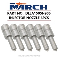 6pcs Diesel Fuel Injector Nozzle Tip DLLA150SN906 105019-0140 for HINO Profia V22D