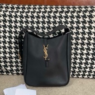YSL聖羅蘭黑金小號hobo手提單肩腋下包