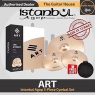 Istanbul Agop ART 3-Piece Cymbal Set (Made In Turkey)