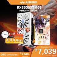 AISURIX RX6500XT 4GB Graphics Card AMD RX 6600xt 8GB GDDR6 Video Card GPU For Gaming Working