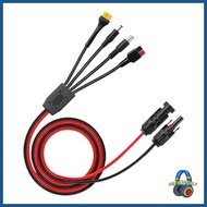 MOOMMY MultiInterface Solar Power Cable With DC7909 DC5521 XT60 Connectors Portable Design Solar Cha