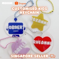 ✨SG SELLER✨ Unique Customised Keychain For Kids | Children's Day Gift| Acrylic Name keycain
