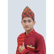 PECI PERAHU/SONGKOK PERAHU BORDIR KHAS LAMPUNG-PECI ADAT LAMPUNG-PECI PERAHU - LAMPUNG ETHNICA