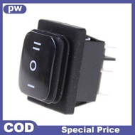 pw 12V Black Waterproof 6Pin DPDT Self Locking Rectangle Rocker Switch ph