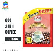 888 - 3 in 1 Instant White Coffee (17g x 6 )