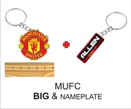 mu mufc Manchester football keychain 2D