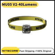 NITECORE NU05 V2 Rechargeable Headlamp 4 x High Performance LED 40Lumens Built-in Battery