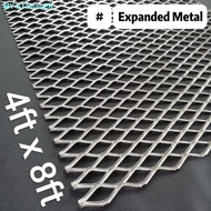 PROMO EXPANDED METAL 4 KAKI X 8 KAKI (BESI MESH) FOR GRATES FENCING PAGAR RUMAH DIY RUMAH BBQ GRILL METAL PLATE