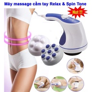 Máy Massage Toàn Thân Relax Matxa Bụng Lưng Cổ Tay Chân Vai - Đánh Tan Mỡ Bụng Relax Tone 5 Đầu