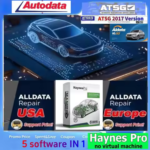2025 Hot Alldata 10.53 Software Autodata 3.45 Auto+com V2021.11 Delphis R3 ATSG Vivid 2018 ElsaWin 6